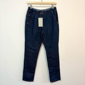 NWT Poetry Fashion UK 100% Linen Indigo Trouser Pants £109 – US 4